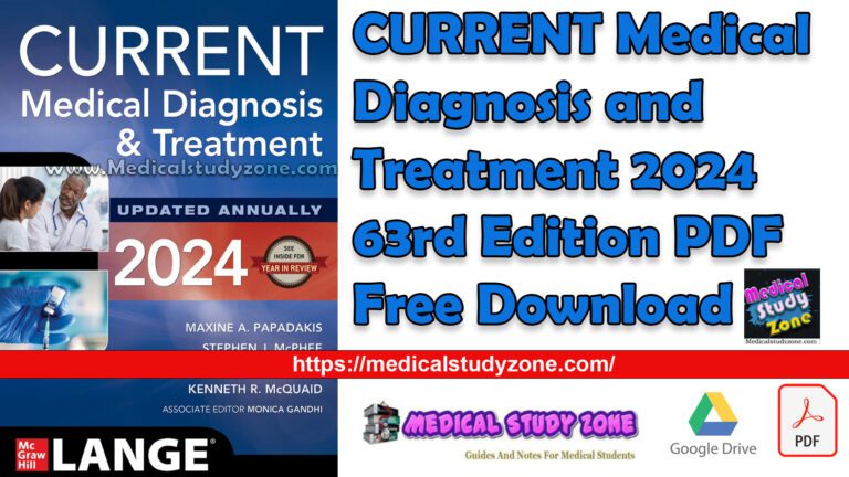 CURRENT Medical Diagnosis And Treatment 2024 63rd Edition PDF Free   CURRENT Medical Diagnosis And Treatment 2024 63rd Edition PDF Free Download 768x432 