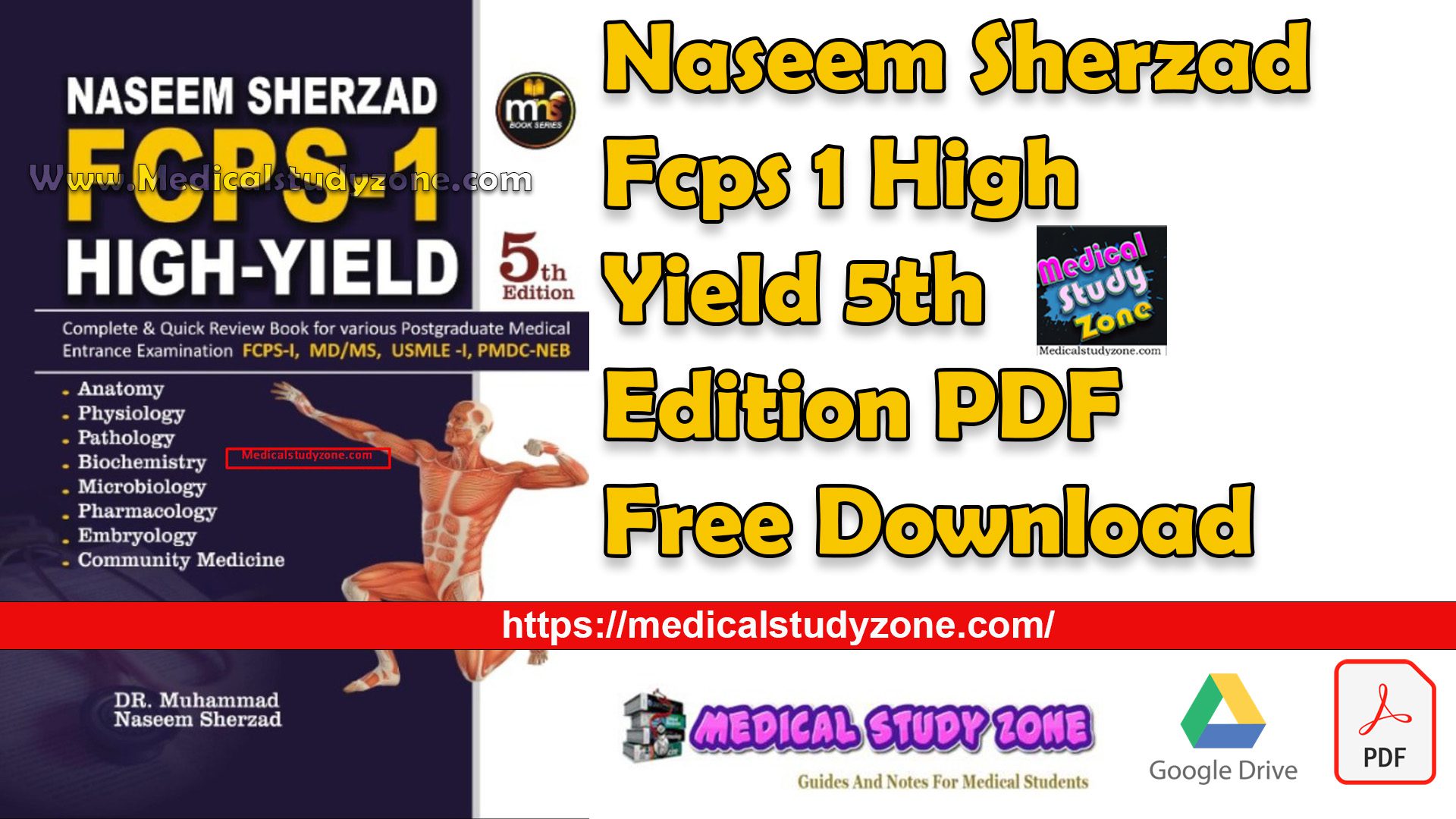 Naseem Sherzad Fcps 1 High Yield 5th Edition PDF Free Download