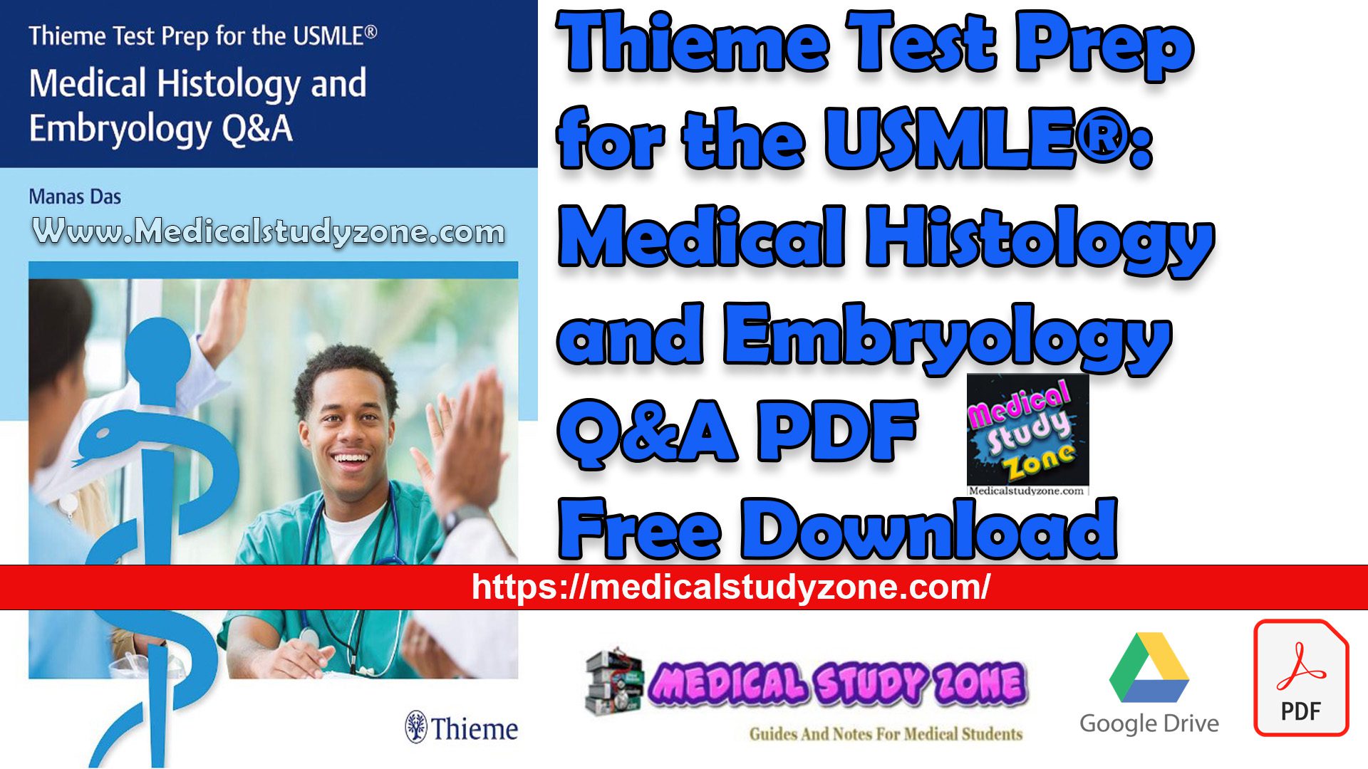 Thieme Test Prep for the USMLE®: Medical Histology and Embryology Q&A PDF Free Download