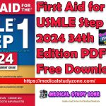 First Aid For USMLE Step 1 2024 34th Edition PDF Download [Direct Link]