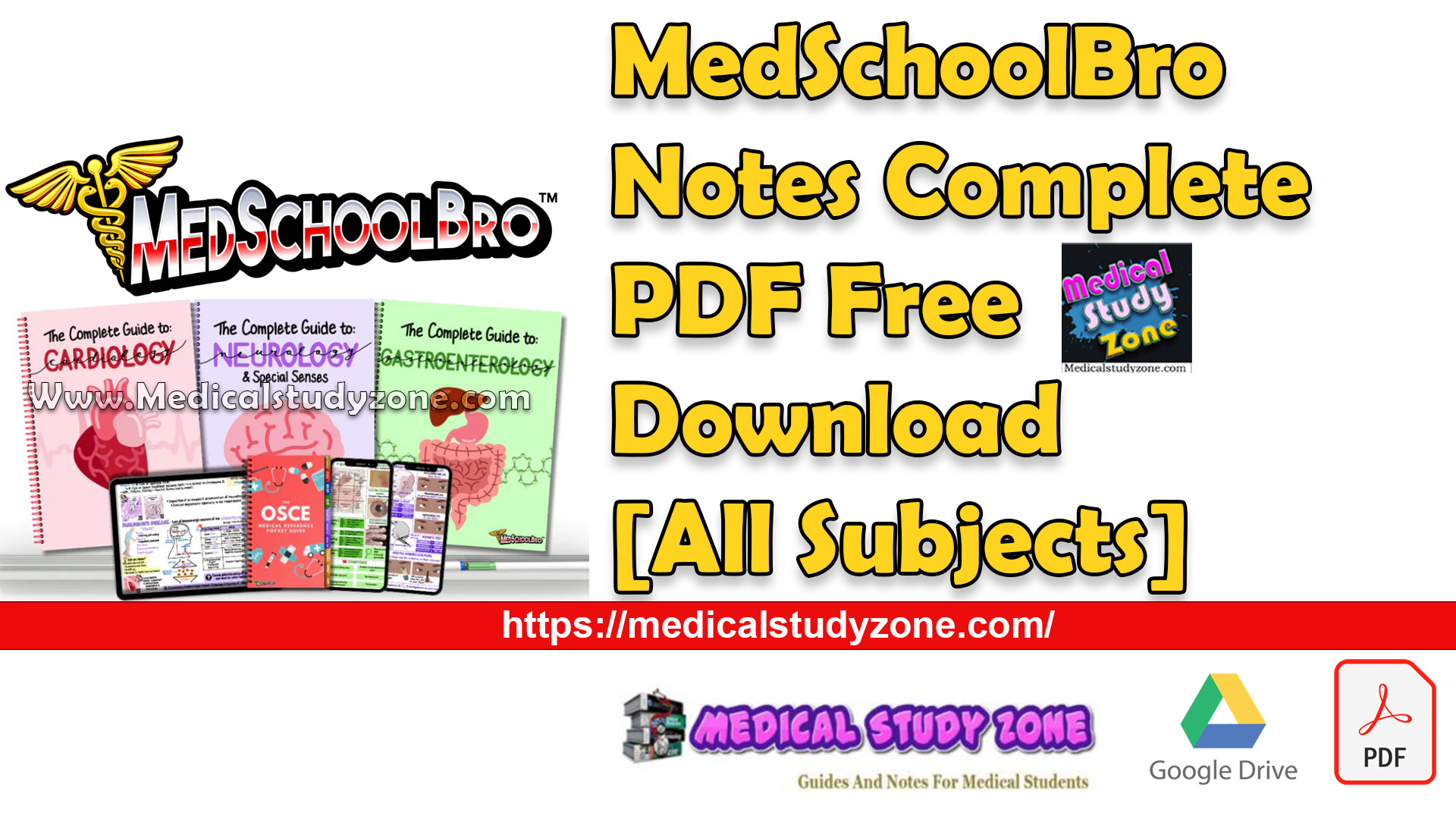 MedSchoolBro Notes 2024 Complete PDF Free Download [All Subjects]