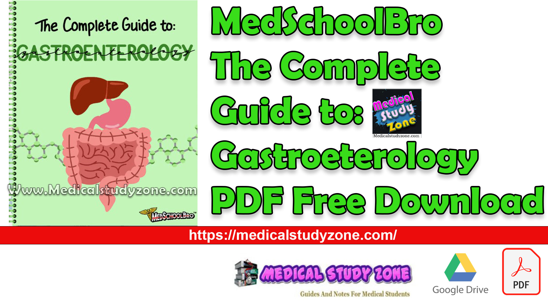 MedSchoolBro The Complete Guide to: Gastroenterology PDF Free Download