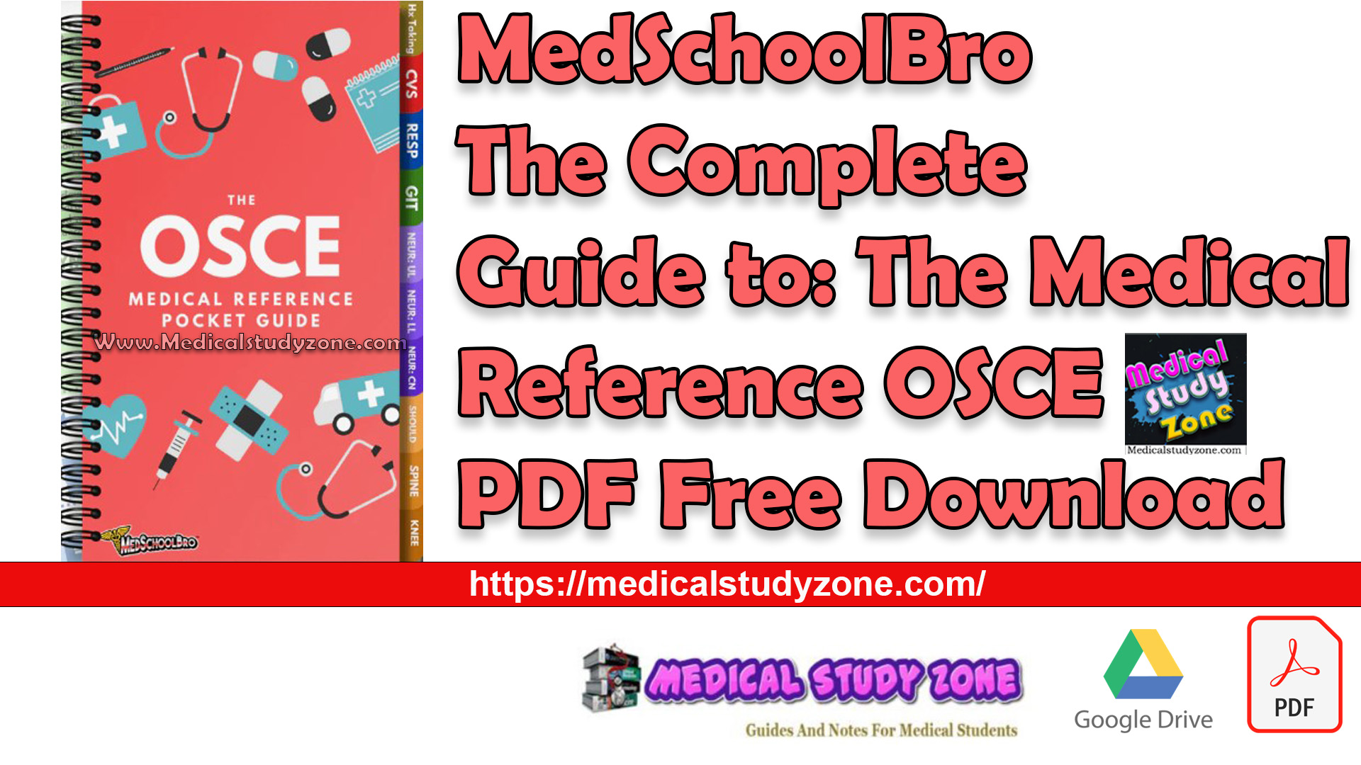 MedSchoolBro The OSCE Medical Reference Pocket Guide PDF Free Download