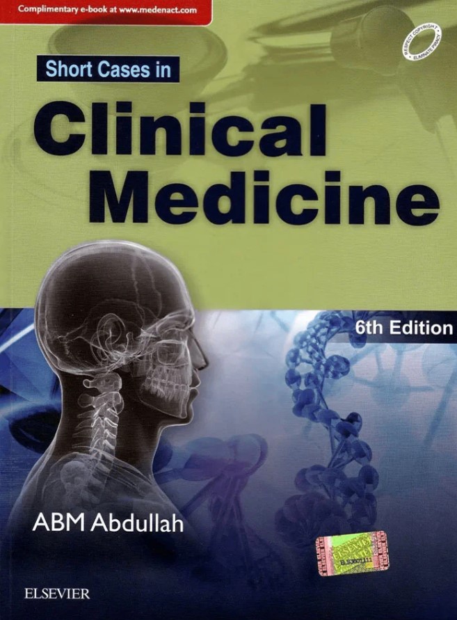 ABM Abdullah Short Cases in Clinical Medicine Latest Edition PDF Free Download cover
