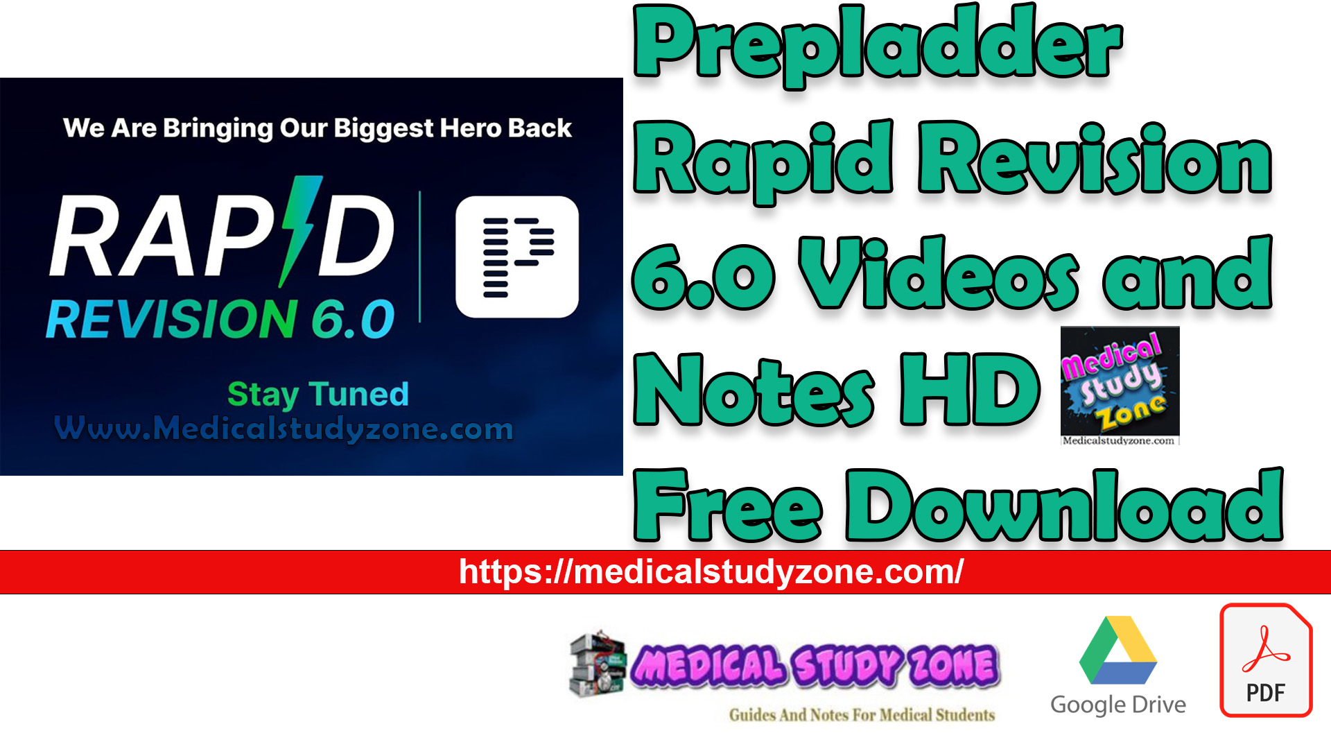 Prepladder Rapid Revision 6.0 Videos and Notes HD Free Download (All 19 Subjects Size 43 GB)