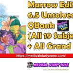 Marrow Edition 6.5 Unsolved QBank (All 19 Subjects + All Grand Tests) PDF Free Download