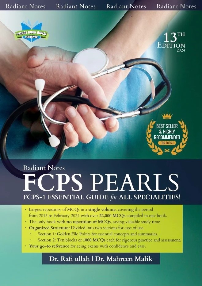 FCPS PEARLS Radiant Notes by Rafiullah 13th Edition PDF Free Download