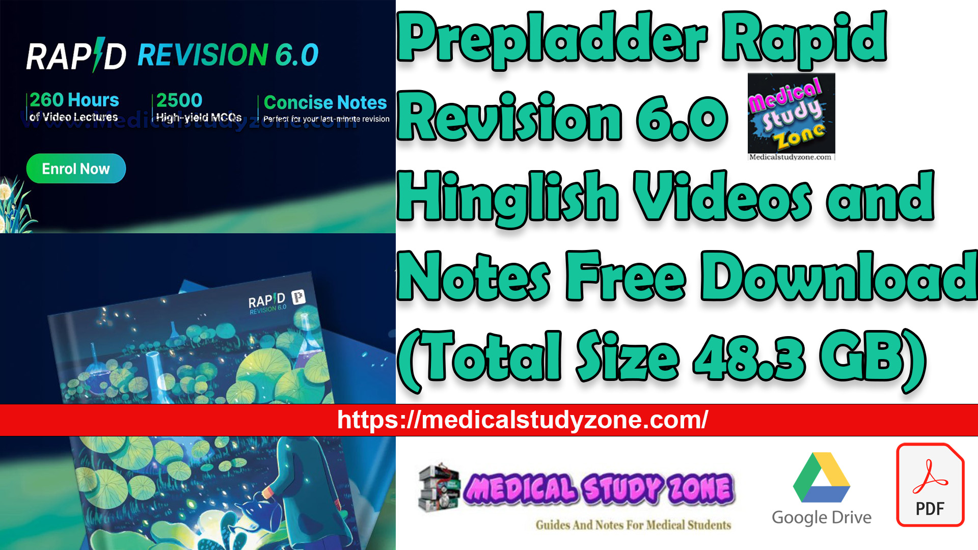 Prepladder Rapid Revision 6.0 Hinglish Latest Videos and Notes Free Download (All 19 Subjects Total Size 48.3 GB)