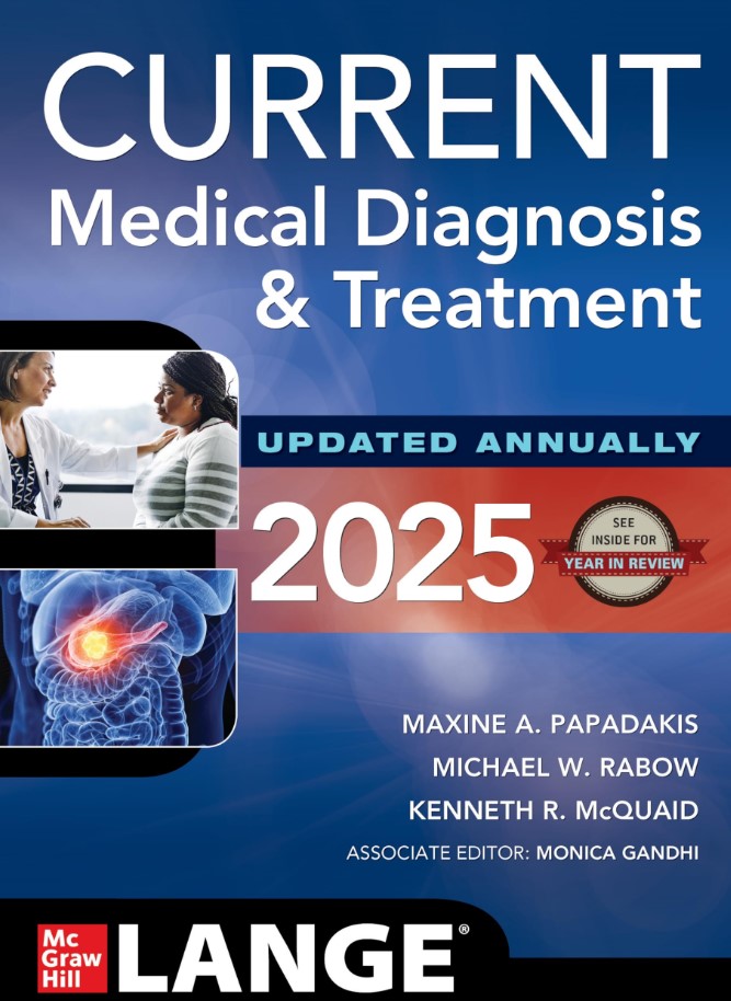 CURRENT Medical Diagnosis and Treatment 2025 PDF Free Download cover