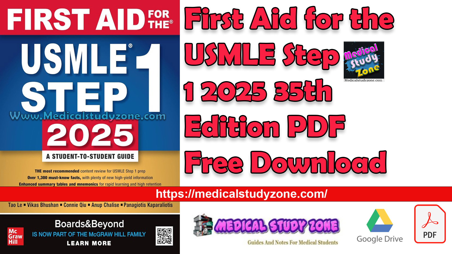 First Aid for the USMLE Step 1 2025 35th Edition PDF Free Download