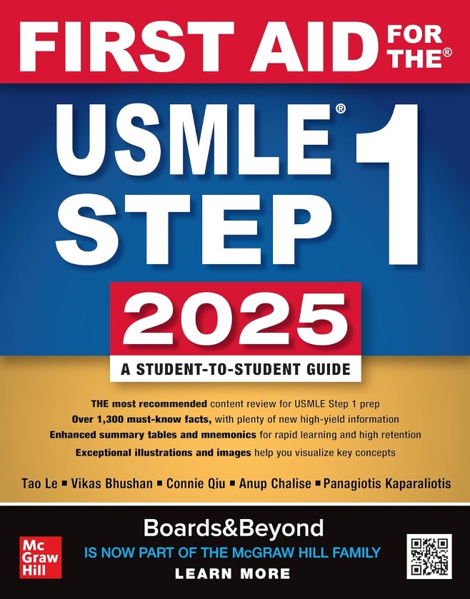 irst Aid for the USMLE Step 1 2025 35th Edition PDF Free Download cover