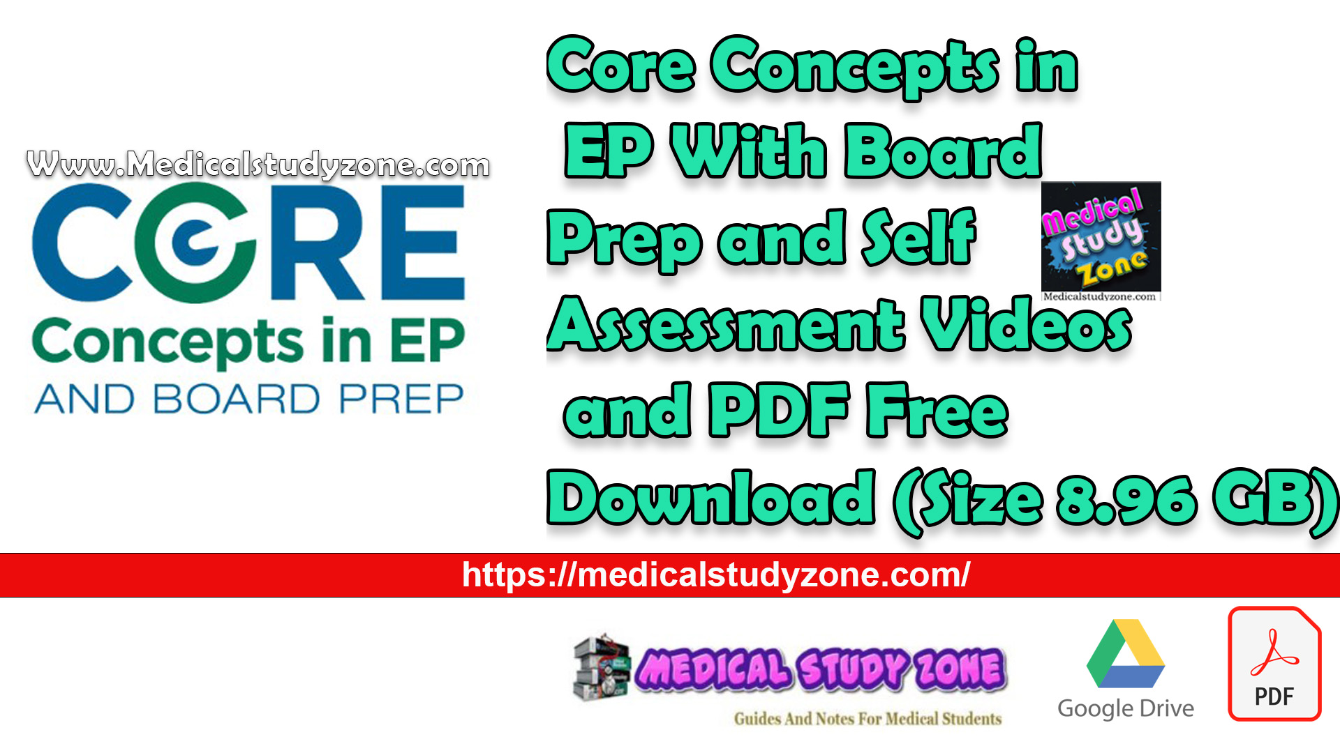 Core Concepts in EP With Board Prep and Self Assessment Videos and PDF Free Download (Size 8.96 GB)