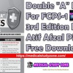 Double "A" Notes For FCPS-1 3rd Edition by Atif Afzal PDF Free Download