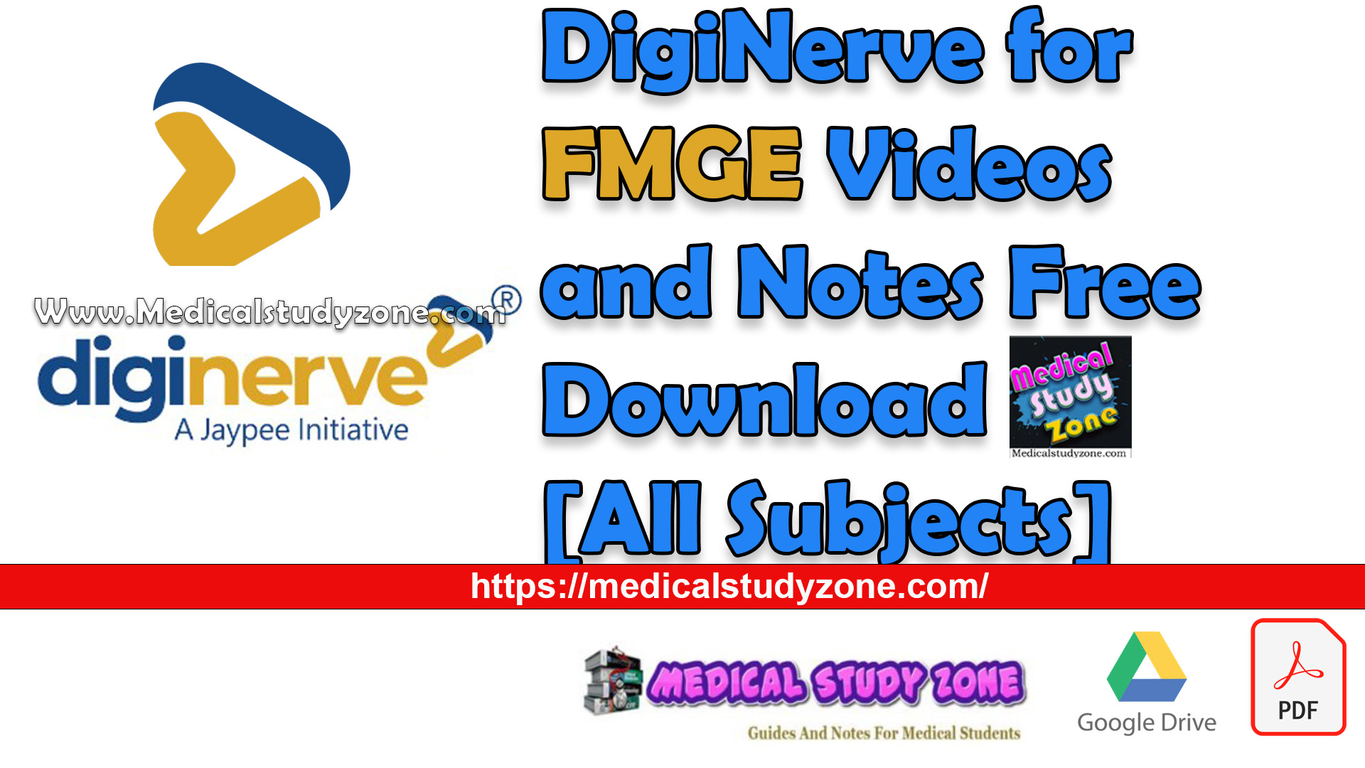 DigiNerve for FMGE Videos and Notes Free Download [All Subjects]