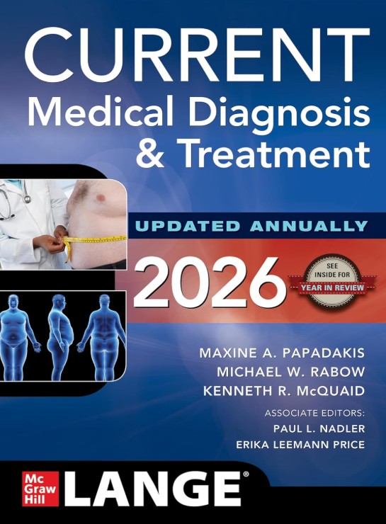 CURRENT Medical Diagnosis & Treatment 2026 65th Edition PDF Free Download [CMDT 2026 Clean PDF] cover