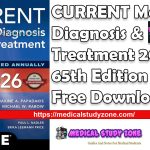 CURRENT Medical Diagnosis & Treatment 2026 65th Edition PDF Free Download [CMDT 2026 Clean PDF]