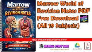 Marrow World of Revision Notes PDF Free Download (All 19 Subjects)