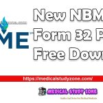 New NBME Form 32 PDF Free Download