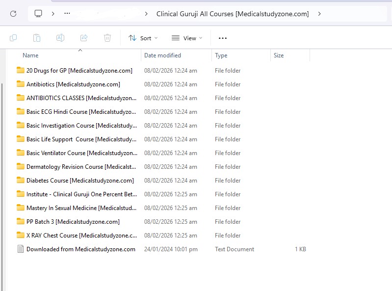Clinical Guruji All Courses Videos and Notes Free Download (Size 100 GB) cover image