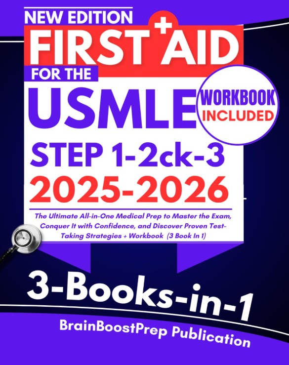 First Aid for the USMLE Step 1, 2 ck, and 3 2025-2026 PDF Free Download