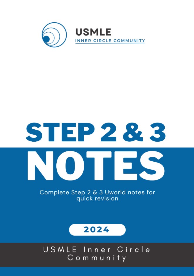 USMLE Inner Circle Step 2 & 3 Notes PDF Free Download cover
