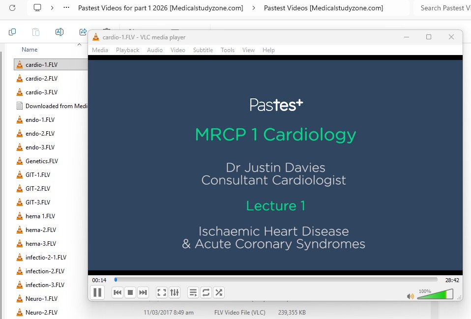 Pastest Videos for MRCP Part 1 2026 Free Download (Size 8.41 GB) cover