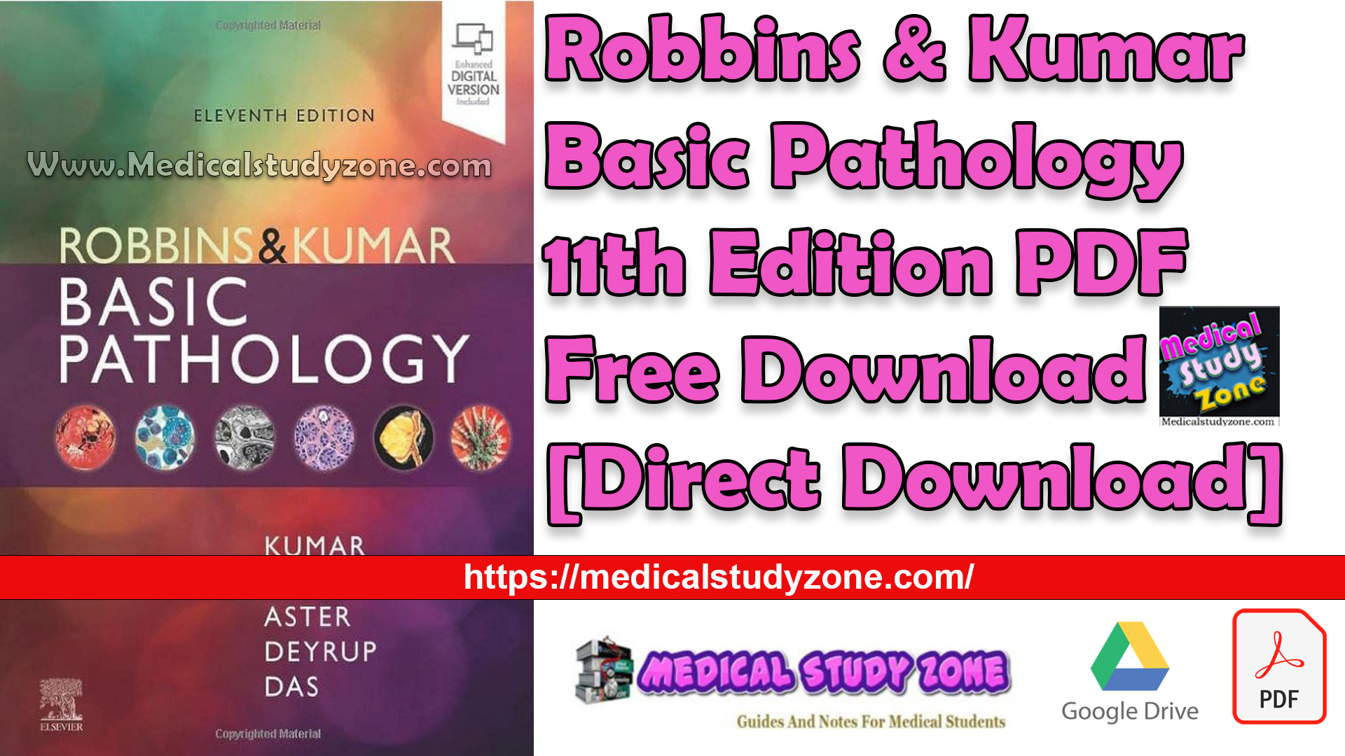 Robbins & Kumar Basic Pathology 11th Edition PDF Free Download [Direct Download Link]
